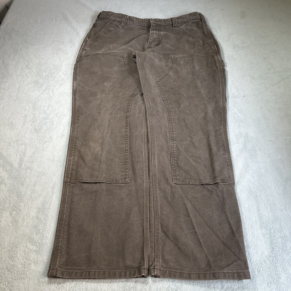 Y2K 2000s Carhartt Double Knee Beyond Baggy Jeans 33x30 Hamilton Wide Loose 3334 - Picture 3 of 16